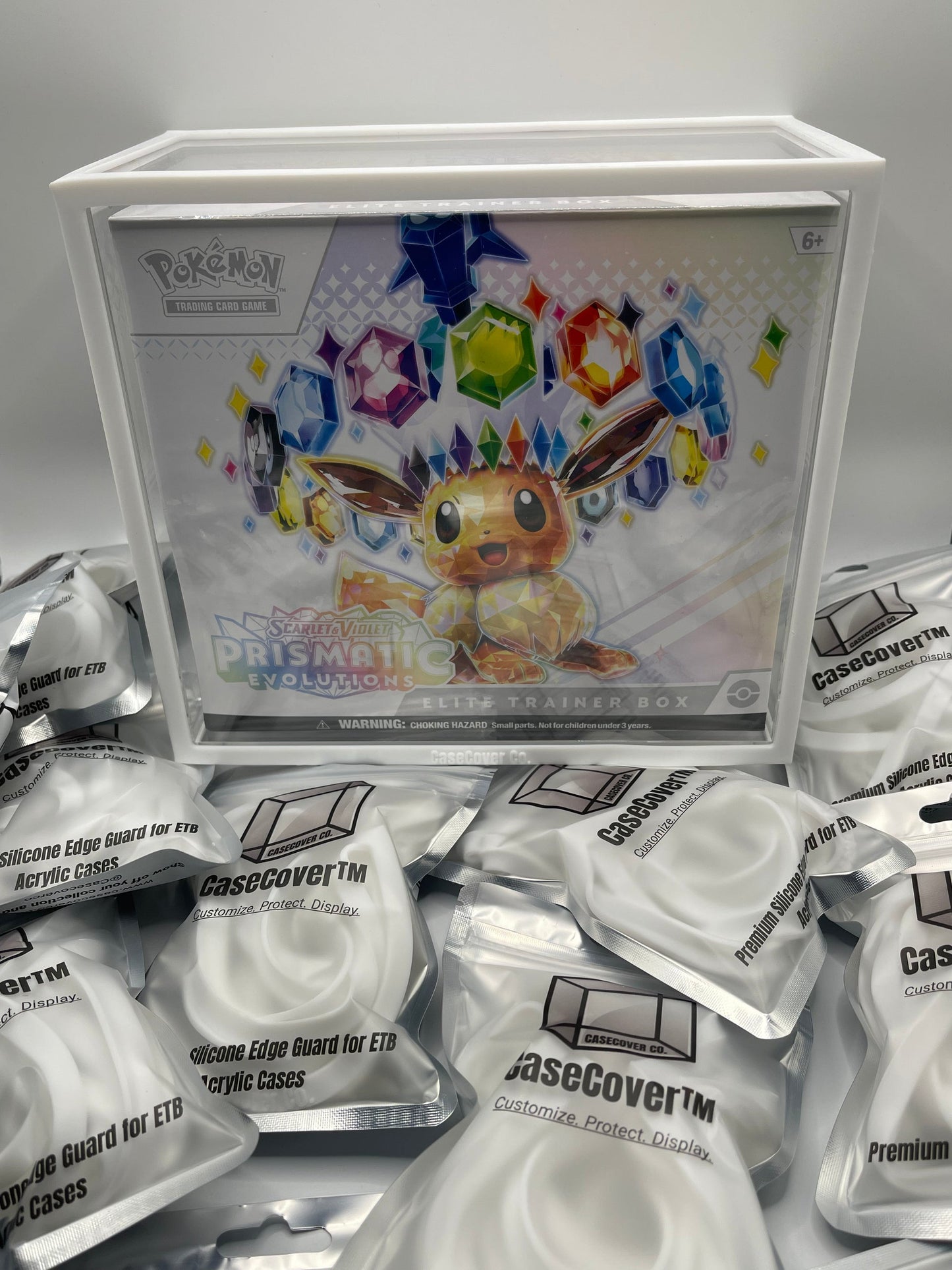 CaseCover™ – Silikon Schutzrahmen für Pokémon ETB Acrylic Cases