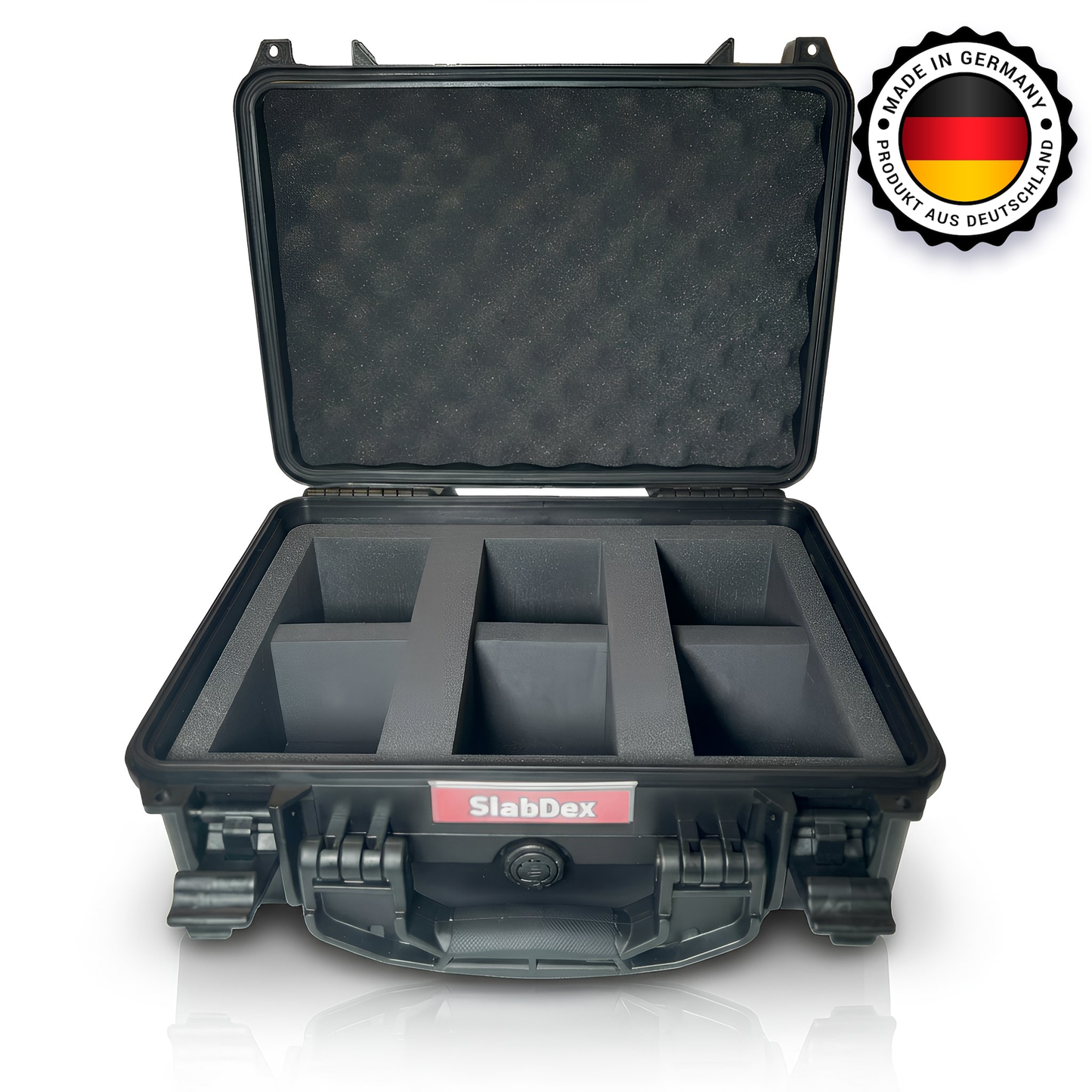 Slab Koffer für PSA, CGC & Beckett – SlabDex S100 Graded Card Case | Made in Germany